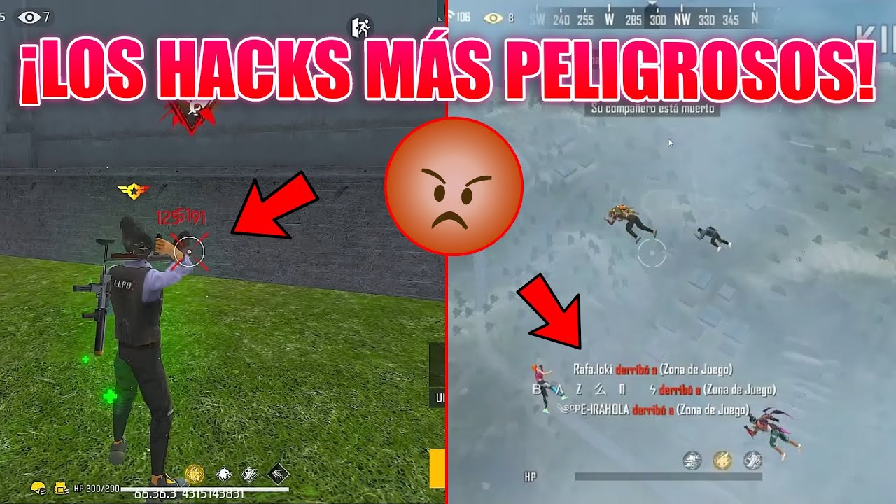 Free Fire Hack Risks LOS 5 HACKS MÁS PELIGROSOS DE LA ACTUALIDAD EN FREE FIRE! 😡 - YouTube