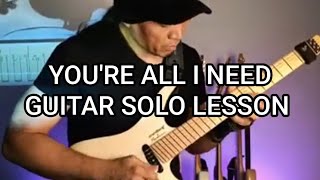 alvin deleon is live! White Lion YOU'RE ALL I NEED Guitar Solo Lesson