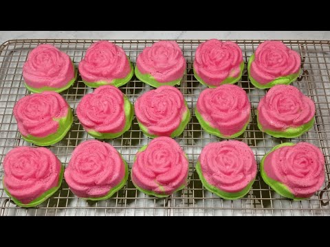 Cara Membuat Bolu Mawar Pelangi