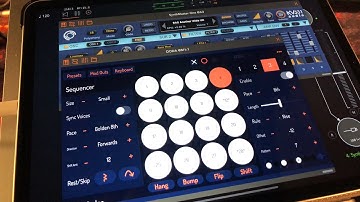 OODA  - NEW - Portable MIDI Step Sequencer - With Wormholes - Featuring SynthMaster 1 & 2 - For iOS