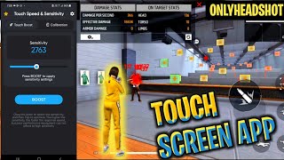 Mobile Touch Speed Sensitivity in Free Fire Headshot And Touch Response Apps #sensitivity #increase screenshot 3