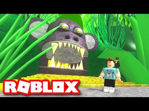 Roblox Adventures Escape The Jungle Obby Eaten By A Giant Evil Ape Youtube - the jungle obby update roblox