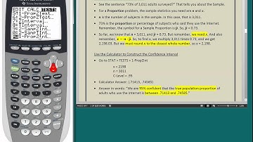 Confidence Interval for a Proportion
