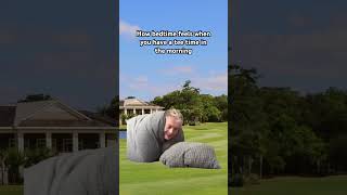 And I’ll be up before my alarm goes off 🏌️ #youtubeshorts #shorts #golf