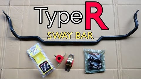 Time to hit the TRACK! | Type R Rear Sway Bar Install - Part 1 | Episode 25