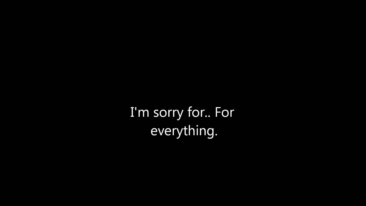 I M Sorry For Everything Dead By April Lyrics Youtube