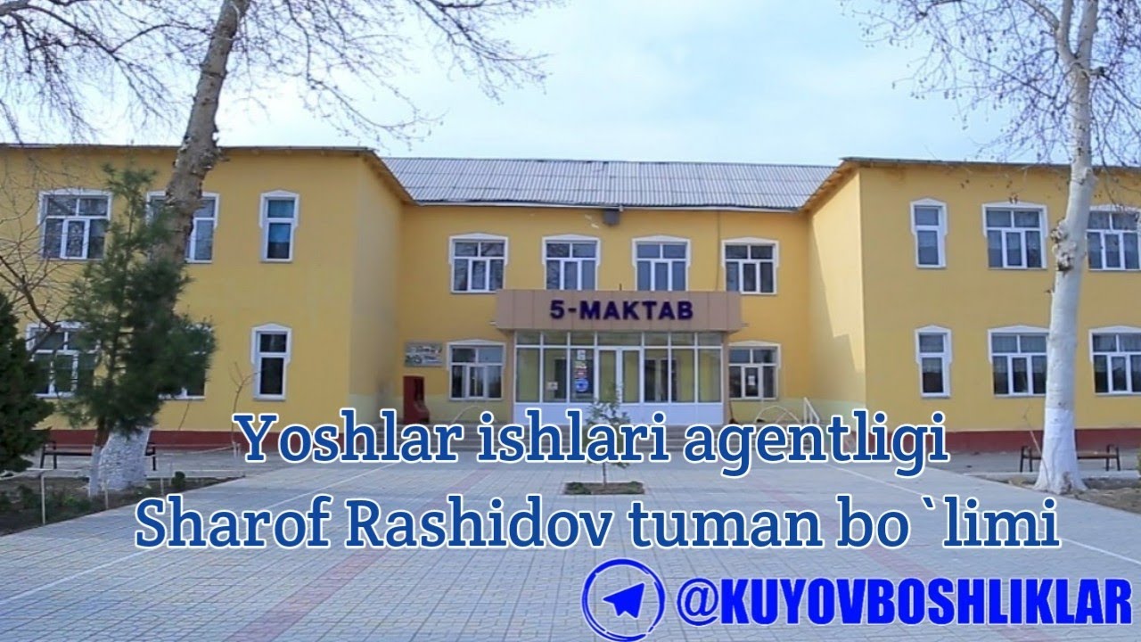 Yoshalar ishlari agnetligi Sharof Rashidov tumani bo'limi