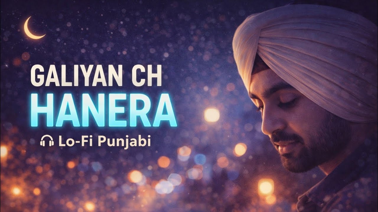 Galiyan Ch Hanera (Lo-Fi Punjabi Remake) 🌙 | Chill Trap Love Song | Night Vibes