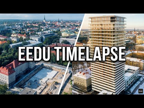 Tehisaru time-lapse EEDU ehitusest Tallinnas