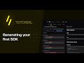 Getting started [2]: generate your first SDK
