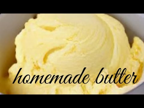 How to make butter at home simple steps   making butter at home tutorial