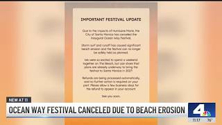 Ocean Way Festival in Santa Monica canceled due to beach erosion
