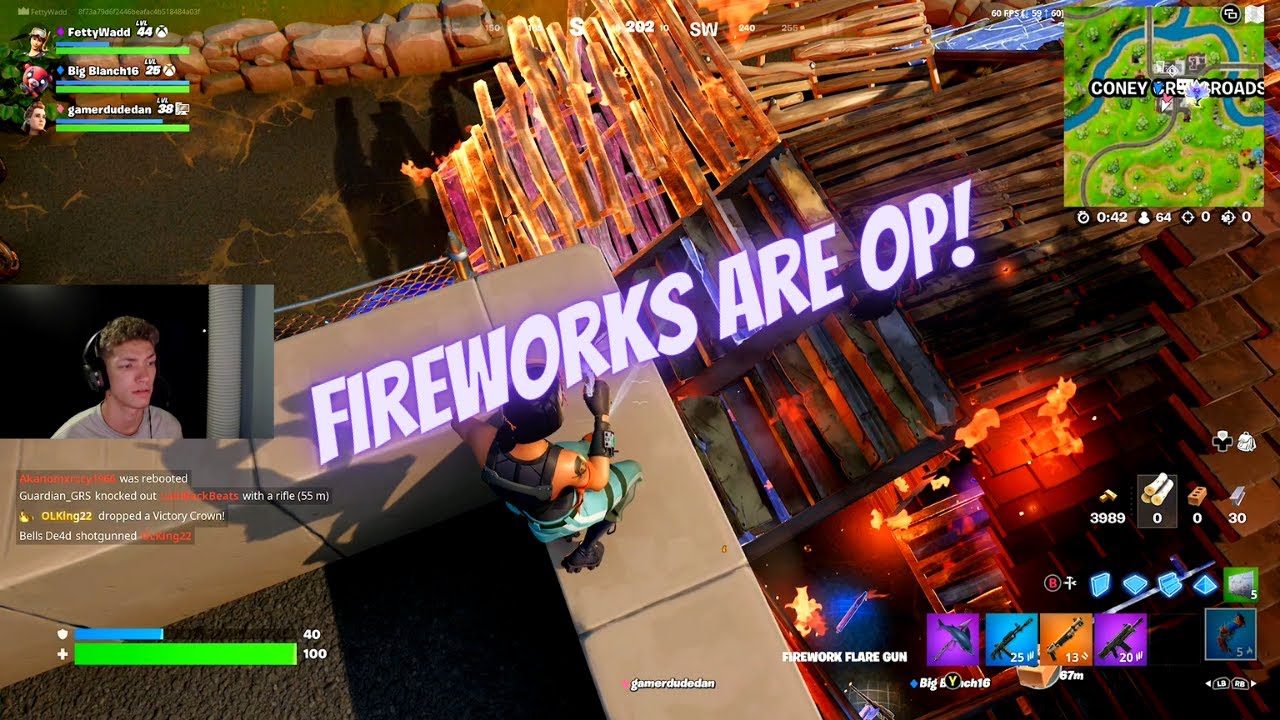 Fireworks+Fireflies=FUN! Fortnite Funny Moments