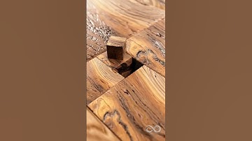 infinite cube loop ♾️🎲 #wood #shortsfeed #interiordesign #loop