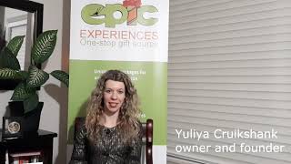 Epic Experiences owner and founder Yuliya Cruikshank