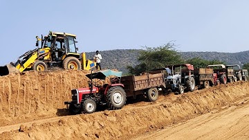 🚜💕🚜💕JCB 3DX plus  video #tractor Mahindra 475#tractor form 60#jcb BT loading working#jcbvideo 