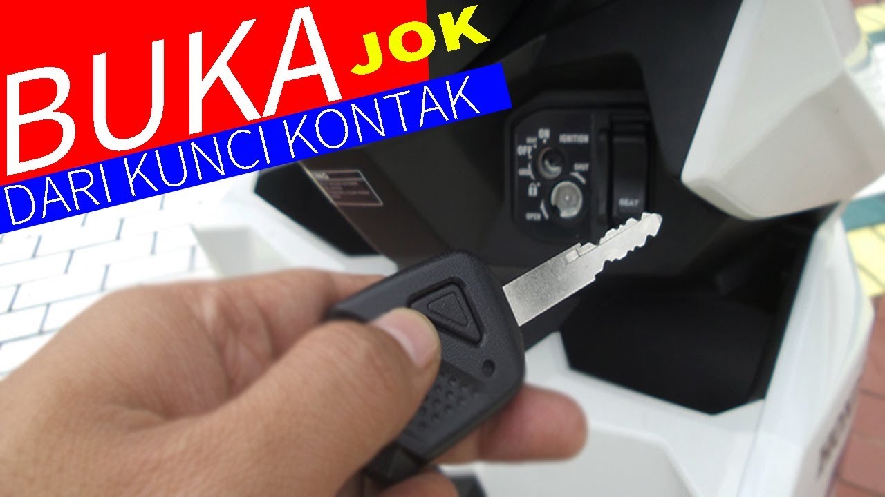CARA BUKA JOK HONDA VARIO 125 DAN SEJENISNYA - YouTube