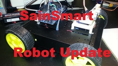 Arduino Sainsmart 4WD robot update & mods