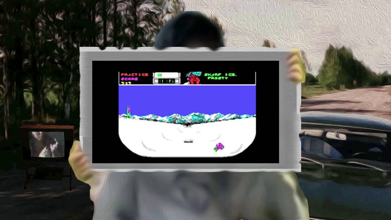 Let's Play - Classic Games (MS DOS) 001 Ski or Die