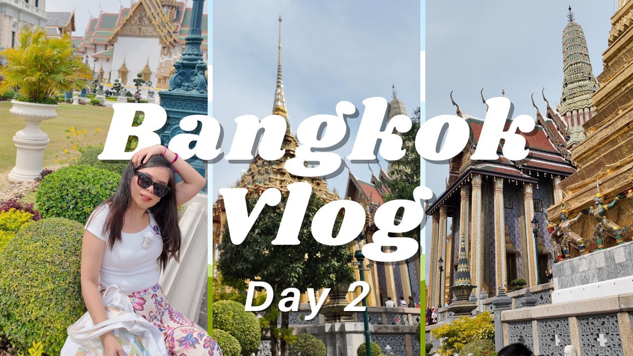 TRAVEL VLOG: BANGKOK 2025 | Day 2:Temple Tour: Grand Palace, Emerald Buddha, Wat Pho, Wat Arun