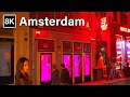 Le quartier rouge damsterdam en 8k 2023