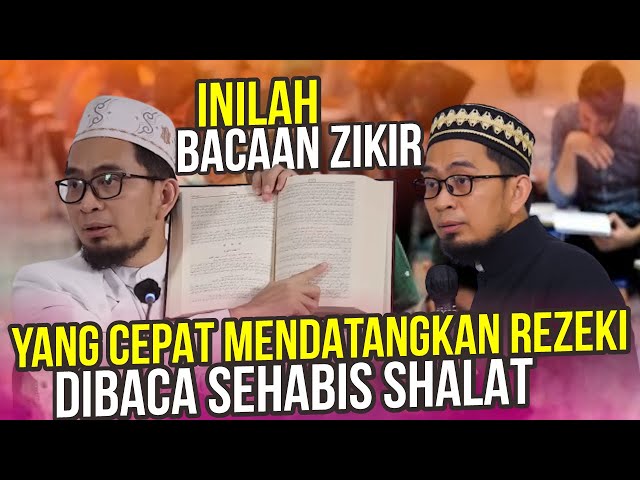 Amalkan! 5 ZIKIR yang Cepat Mendatangkan Rezeki - Ustadz Adi Hidayat LC MA class=