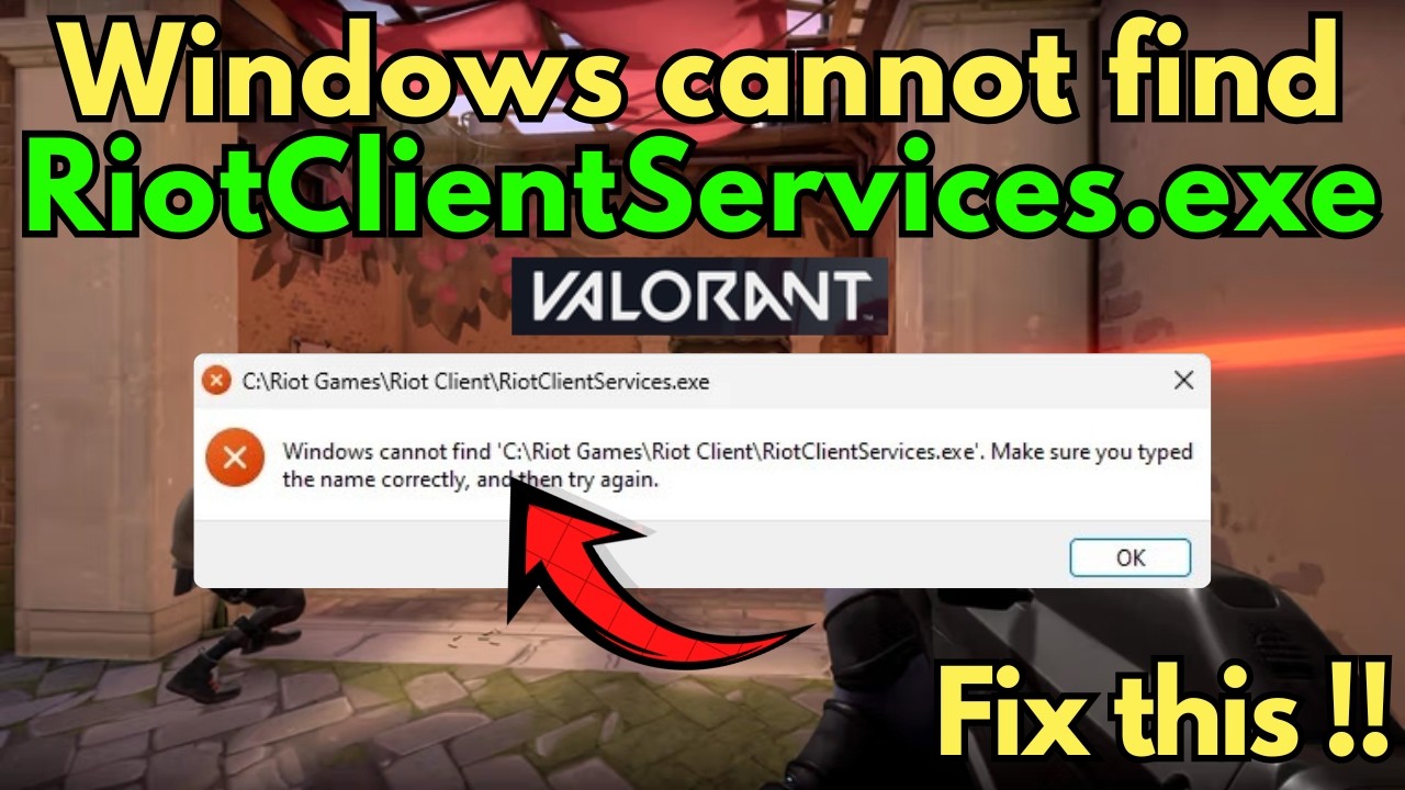 Windows cannot find riotclientservices exe Cant uninstall Riot client ...