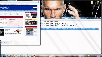 change Myspace to original style