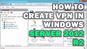 HOW TO CREATE VPN IN WINDOWS SERVER 2012 R2
