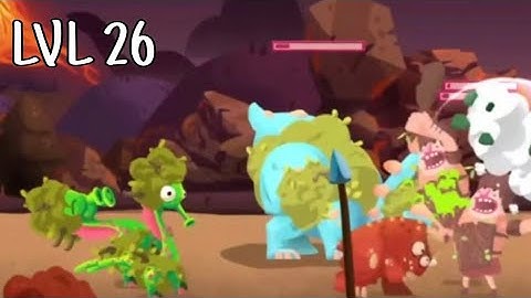Dino Bash gameplay/ Lvl 26 [the volcano map]