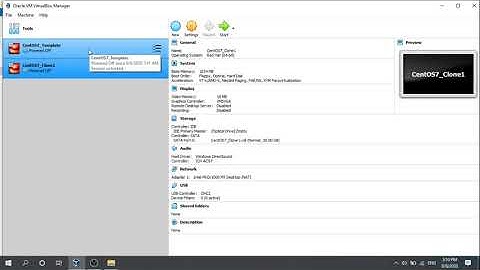 How to make virtual machine clone on Oracle Virtual Box?