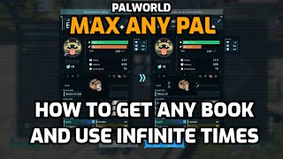 Palworld Max Any Pal Exploracao de Livros de Tecnicas Aplicadas Obtenha Qualquer