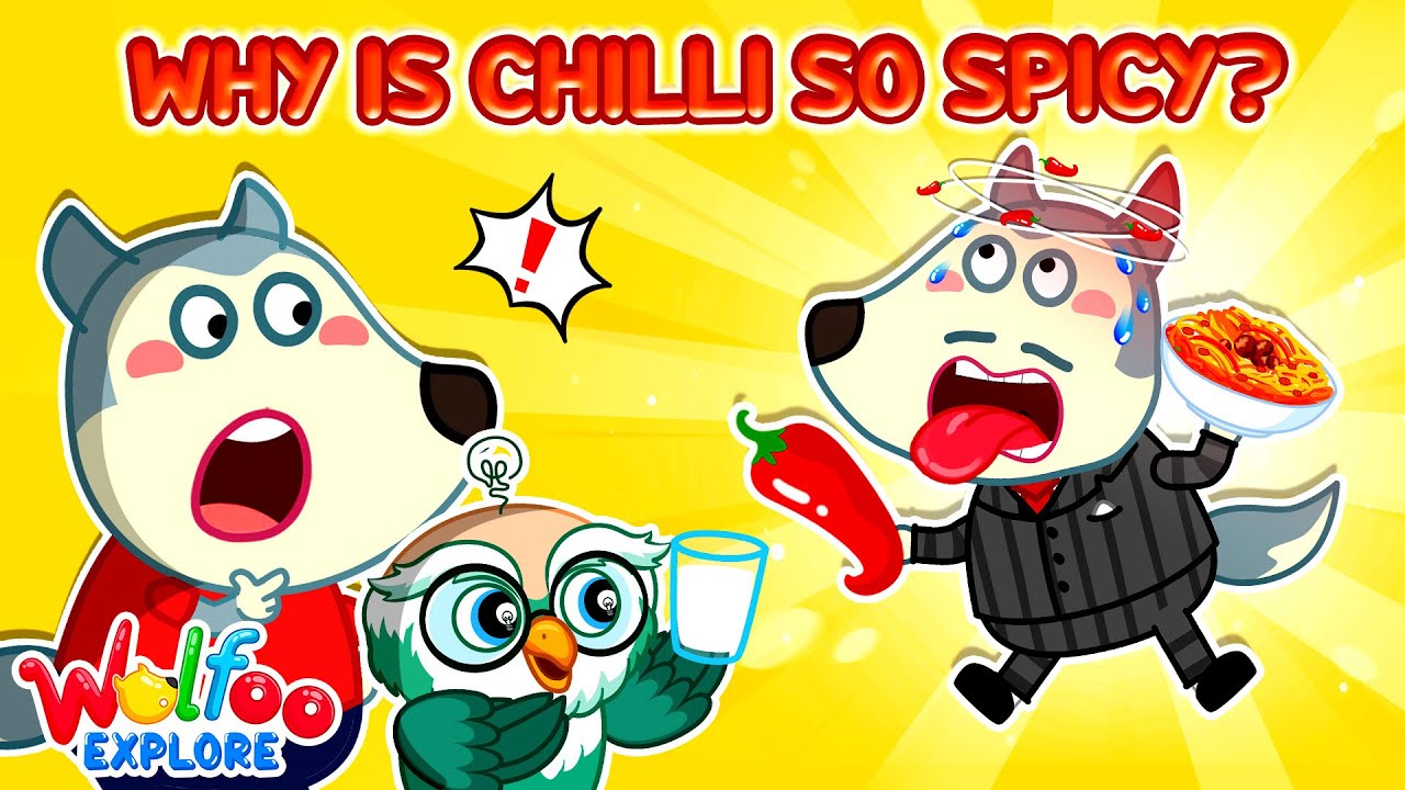 Why Is Chili So Spicy? 🌶️🔥 | 🔍 Wolfoo Explore - Human Body | Educational Videos for Kids