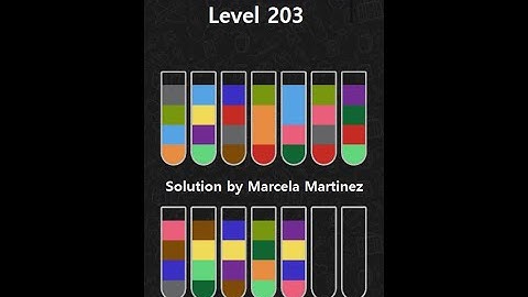 Water Sort Puzzle level 203 | Gameplay Mobile Games
