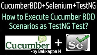 Cucumber Framework Selenium Tutorial-10 Execute Each Scenarios as TestNG Test? Profile