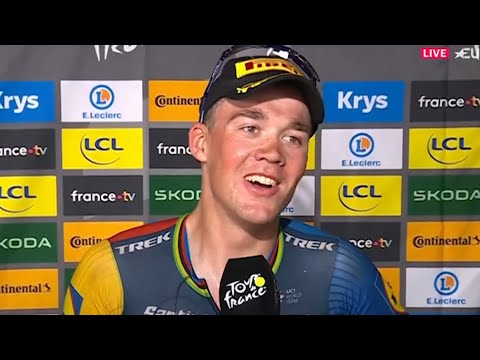 TOUR DE FRANCE 2023 - Mads Pedersen : "Je n'étais pas loin de me rasseoir à 50m de l'arrivée"