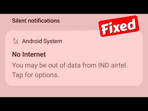 No Internet You May Be Out Of Data From IND Airtel 4G/JIO 5G Tap For Options @Teconz