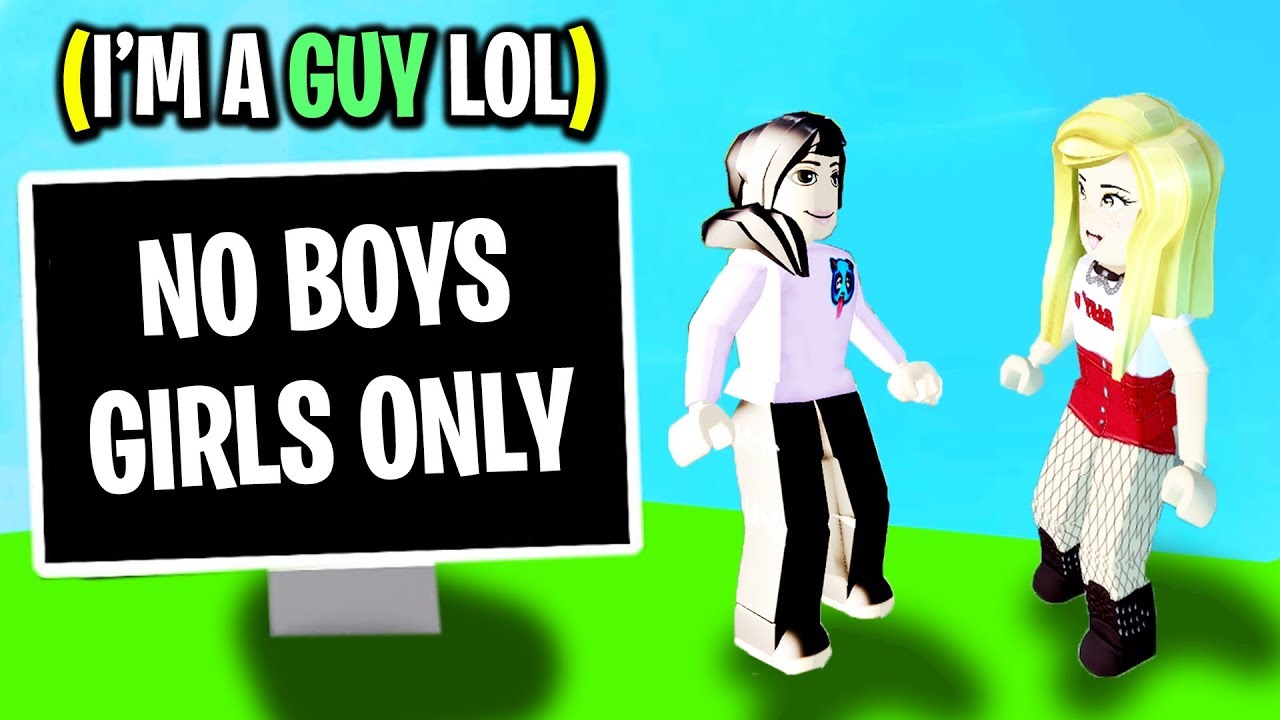 I Entered A Girls Only Roblox Server Youtube - roblox server helper youtube