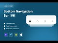 FlutterFlow Bottom Nav Bar Widget 📱 Modern UI 🔥 #flutterflow #navbar #bottom
