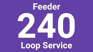 [SBST] Hyperlapse of Feeder Service 240 (Remastered)