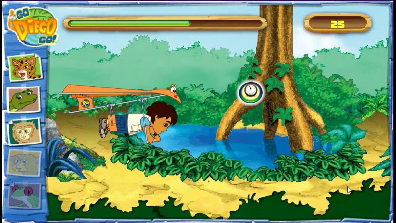 Game Go Diego Go Rain Forest
