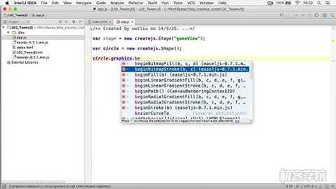 2、CreateJS介绍 TweenJS