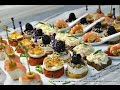 Canapés Variados  Fáciles y Rápidos.- 5  tipos de Canapes