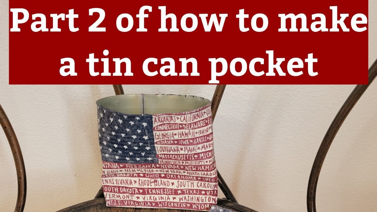 Tin Can Pocket Posy 2 YouTube