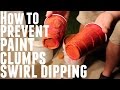 HOW TO PREVENT PAINT CLUMPS WHEN SWIRL DIPPING YETI OZARK TRAIL REC PRO