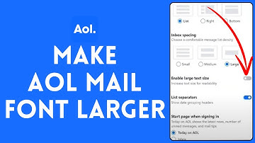 How to Make AOL Mail Font Larger 2024 | Use AOL Mail Font Larger