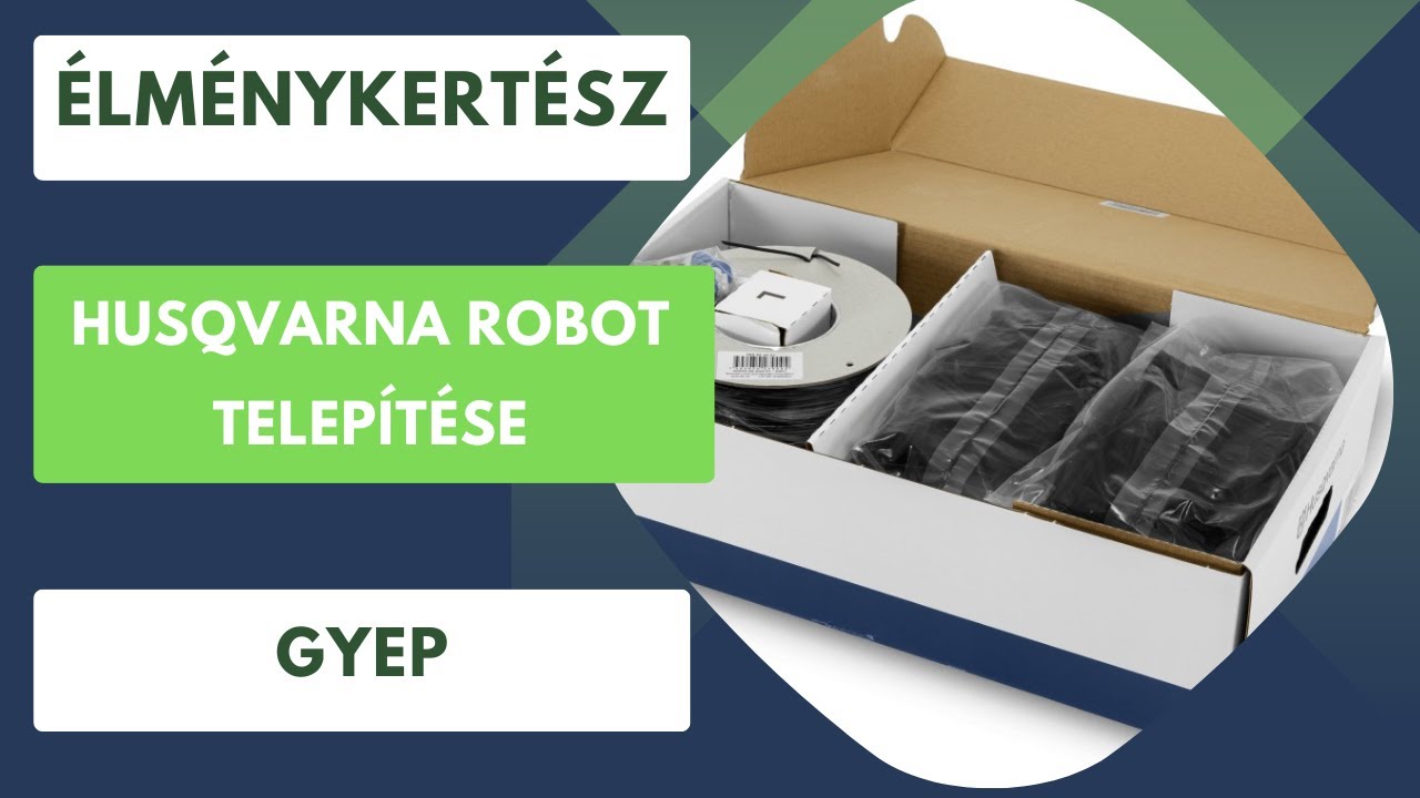Husqvarna robotfűnyíró telepítése🛠️