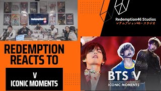 BTS V ICONIC MOMENTS ON STAGE (Redemption Reacts)