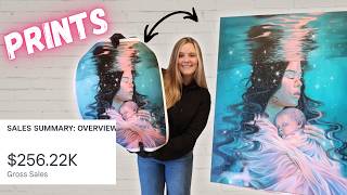 Become A Wealthy Artist: How I Actually Built My Passive Income Print Shop (Step - By - Step)