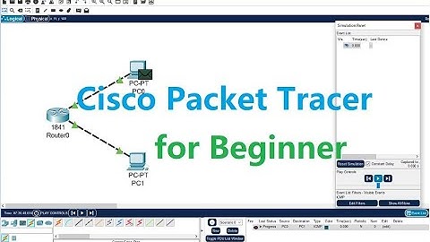 Cisco Packet Tracer for Beginner - Setting up Network - Configurating - Sending Packets